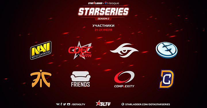 Список участников SL i-League StarSeries S2 по Dota 2